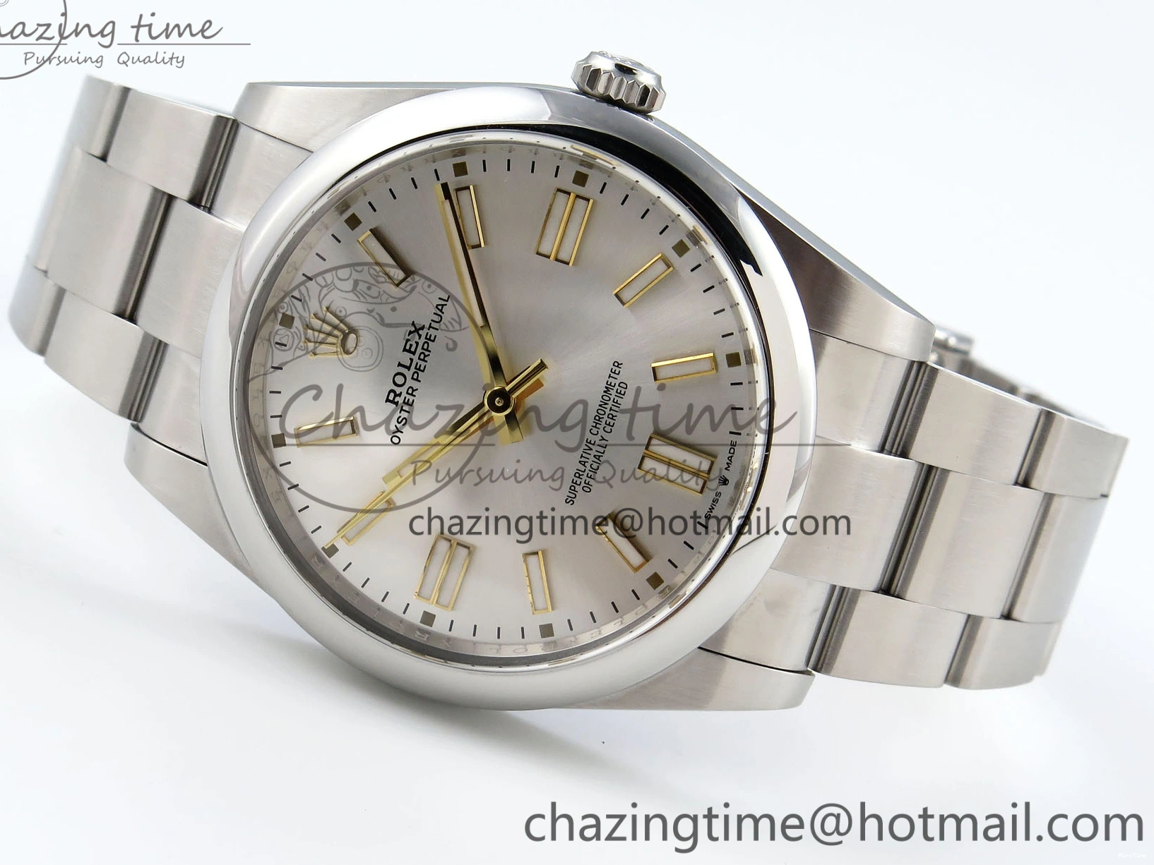 MiroTime 0217 SmartChoice Oyster Perpetual 41mm 124300 Clean 1:1 Best Edition 904L Steel Sliver Dial on SS Bracelet VR 1735